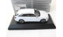 Audi A6 Avant glacier white, масштабная модель, iScale, scale43