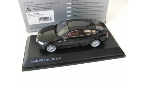 Audi A5 Sportback 2017 myth black, масштабная модель, Spark, scale43