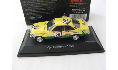 Opel Commodore B GS/E No.28, Rally Tour de Corse 1974 г., масштабная модель, scale43, SCHUCO