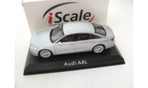 Audi A8L silver, масштабная модель, iScale, scale43