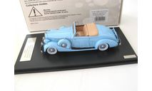 PACKARD Twelve 1407 Bohman & Schwartz Convertible Coupe 1936 Light Blue, масштабная модель, GLM, scale43