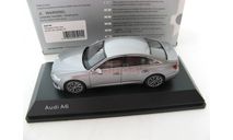 Audi A6 C8 limousine 2018 taifun grey, масштабная модель, iScale, scale43