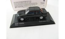 BMW 3 series (E30) 1989 black, масштабная модель, 1:43, 1/43, Minichamps
