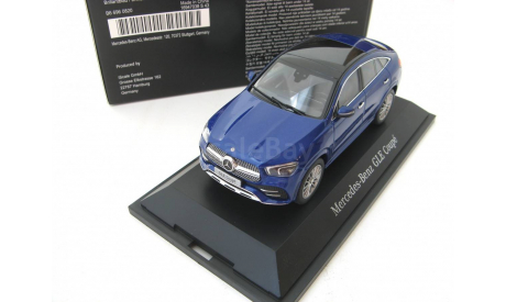 Mercedes-Benz GLE Coupe C167 brilliant blue, масштабная модель, scale43, iScale