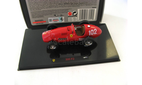 Formula 1 Ferrari 500 F2 #102 A. Ascari world champion 1952, масштабная модель, scale43, Hot Wheels Elite