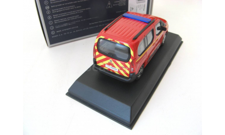 CITROEN new Berlingo ’Pompiers’ (пожарный) 2020, масштабная модель, 1:43, 1/43, Norev, Citroën