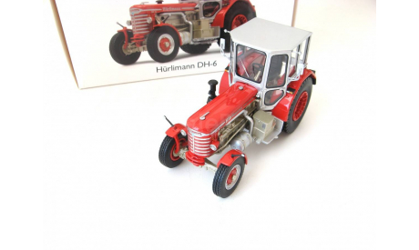 Hürlimann DH-6 tractor red/silver Редкий Шуко!, масштабная модель, 1:43, 1/43, SCHUCO