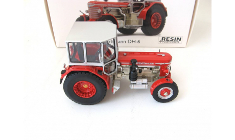 Hürlimann DH-6 tractor red/silver Редкий Шуко!, масштабная модель, 1:43, 1/43, SCHUCO