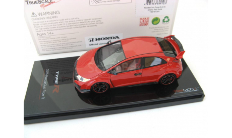 Honda Civic Type R 2015 Milano Red Solid, масштабная модель, 1:43, 1/43, True Scale Miniatures