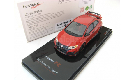 Honda Civic Type R 2015 Milano Red Solid, масштабная модель, scale43, True Scale Miniatures