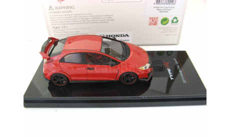 Honda Civic Type R 2015 Milano Red Solid, масштабная модель, scale43, True Scale Miniatures