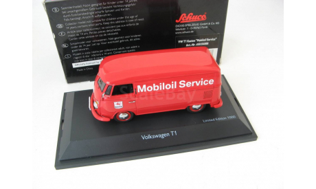 VW T1 Kasten Bulli Mobiloil Service. Редкий Шуко!, масштабная модель, scale43, Schuco, Volkswagen