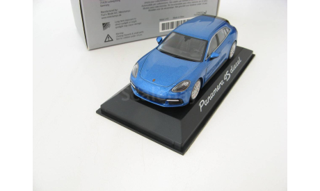 Porsche Panamera 4S Diesel 2017 blue metallic, масштабная модель, scale43, Minichamps