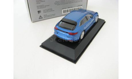 Porsche Panamera 4S Diesel 2017 blue metallic, масштабная модель, scale43, Minichamps