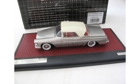 CADILLAC Skylight Pininfarina Coupe 1959 Silver/White, масштабная модель, 1:43, 1/43, Matrix