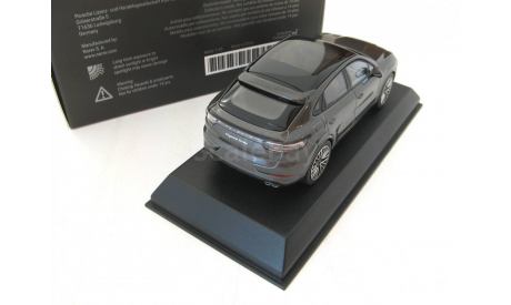 Porsche Cayenne Turbo Coupe 2019 dark gray metallic, масштабная модель, scale43, Norev