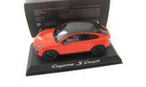 Porsche Cayenne S Coupe 2019 orange, масштабная модель, Norev, scale43