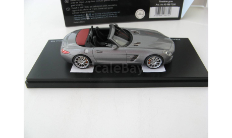 MERCEDES-BENZ SLS AMG Roadster (R197) 2011 Grey Metallic, масштабная модель, scale43, Schuco