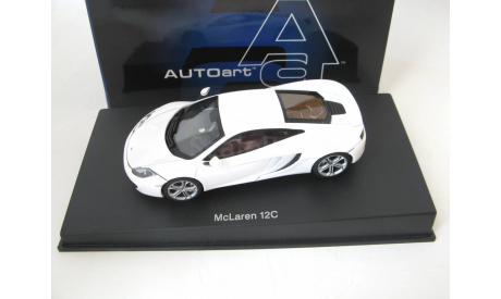 McLaren MP4-12C 2011 white metallic, масштабная модель, scale43, Autoart