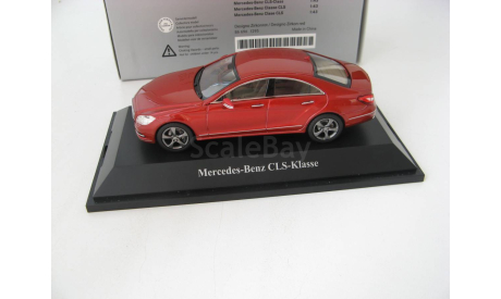 Mercedes-Benz CLS-Class sapphire red metallic, масштабная модель, scale43, Norev