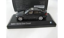 BMW 4 Series (F36) Gran Coupe black, масштабная модель, scale43, Kyosho