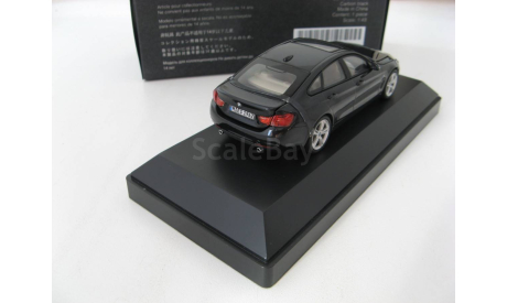 BMW 4 Series (F36) Gran Coupe black, масштабная модель, scale43, Kyosho