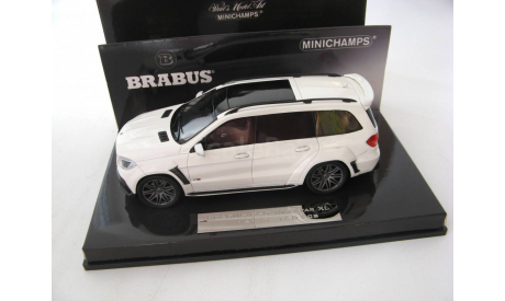 Brabus 850 Widestar XL based on AMG GLS 63 2017 white metallic, масштабная модель, Minichamps, Mercedes-Benz, scale43
