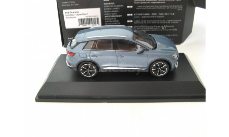 Audi Q4 e-tron 2021 geyser blue, масштабная модель, scale43, Spark