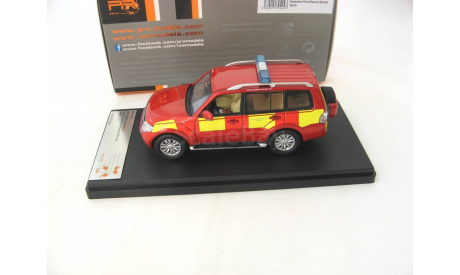 Mitsubishi Pajero Derbyshire Fire & Rescue Service 2010 г., масштабная модель, 1:43, 1/43, Premium X