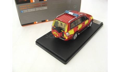 Mitsubishi Pajero Derbyshire Fire & Rescue Service 2010 г., масштабная модель, 1:43, 1/43, Premium X