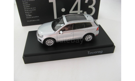 VW Touareg 2015 silver metallic, масштабная модель, 1:43, 1/43, HERPA, Volkswagen