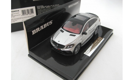 Brabus 850 4x4 coupe based on Mercedes-Benz AMG GLE 63 S 2016 silver, масштабная модель, scale43, Minichamps