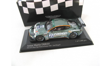 Aston Martin DBRS9 #23 FIA GT3 Race Spa 2006, масштабная модель, Minichamps, scale43