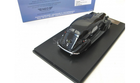 Chrysler Imperial C-15 Le Baron Town Car 1937 black, масштабная модель, 1:43, 1/43, Neo Scale Models