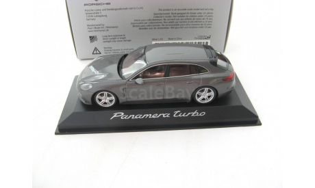 Porsche Panamera Turbo grey metallic, масштабная модель, 1:43, 1/43, Minichamps