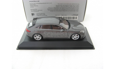 Porsche Panamera Turbo grey metallic, масштабная модель, scale43, Minichamps