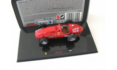 Formula 1 Ferrari 500 F2 #102 A. Ascari worldchampion 1952, масштабная модель, scale43, Mattel Hot Wheels