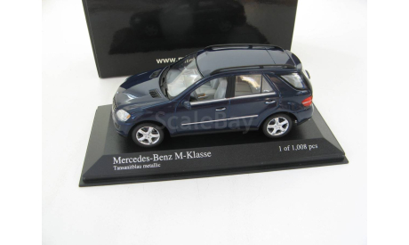 MERCEDES-BENZ M-Class Blue metallic 2005 г., масштабная модель, scale43, Minichamps