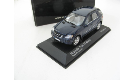 MERCEDES-BENZ M-Class Blue metallic 2005 г., масштабная модель, scale43, Minichamps