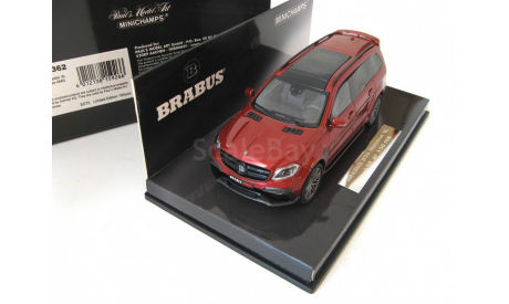 Brabus 850 Widestar XL based on AMG GLS 63 2017 red metallic, масштабная модель, scale43, Minichamps, Mercedes-Benz