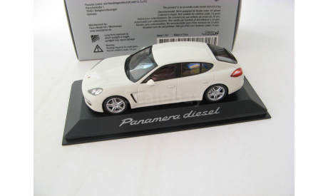 Porsche Panamera Diesel 2012 white, масштабная модель, 1:43, 1/43, Minichamps