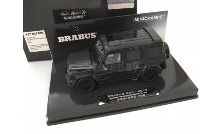 Brabus 900 based on Mercedes-Benz G65 2017 black, масштабная модель, Minichamps, scale43