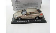 Porsche Panamera Turbo S Executive silver beige, масштабная модель, Minichamps, scale43