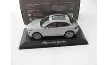 Porsche Macan Turbo 2019 chalk grey, масштабная модель, scale43, Minichamps