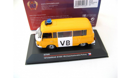 Barkas B1000 VB Polizei Czech Republic, масштабная модель, IST Models, scale43