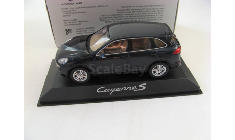 Porsche Cayenne E2 II S (958) 2015 dark blue, масштабная модель, Minichamps, scale43