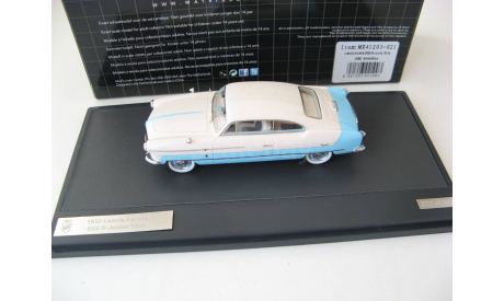 Lancia Aurelia B52 B Junior Ghia 1952 blue/White, масштабная модель, scale43, Matrix