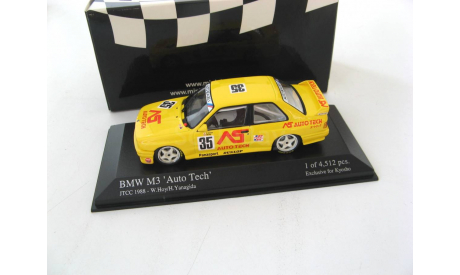 BMW M3 E30 No.35, JTCC Hoy/Yanagida 1988 г., масштабная модель, scale43, Minichamps