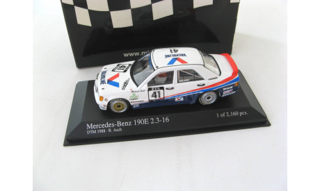 Mercedes-Benz 190 E 2.3-16 #41 DTM 1988 Team BMK Motorsport R.Asch, масштабная модель, scale43, Minichamps