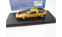 Mercedes-Benz C111-IID concept car 1976 orange/black, масштабная модель, scale43, Neo Scale Models